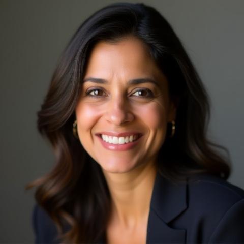 Photo of Dr. Anya Sharma, CEO
